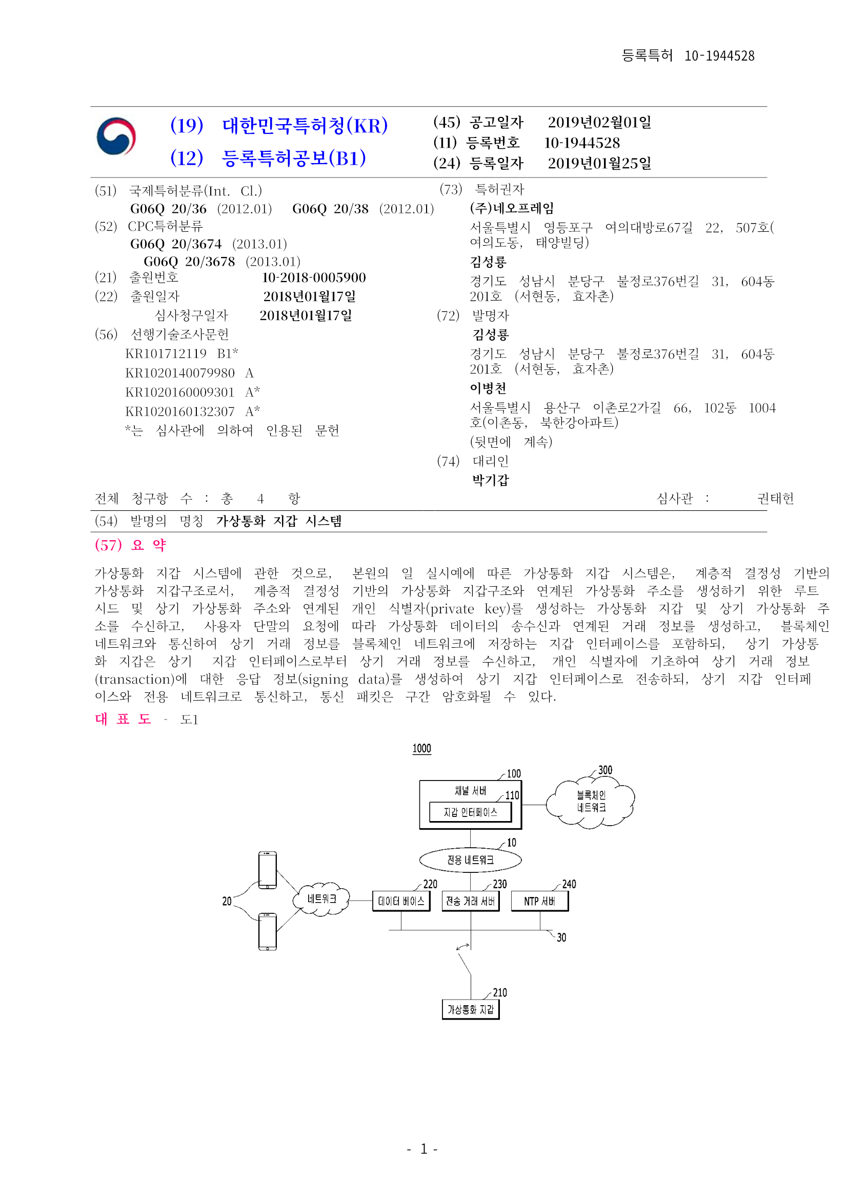 Virtual Currency Wallet Patent